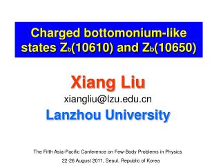 Charged bottomonium-like states Z b (10610) and Z b (10650)