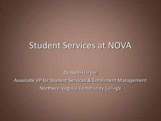 Student Services at NOVA