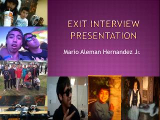 Exit Interview Presentation