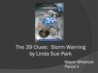The 39 Clues: Storm Warning by Linda Sue Park