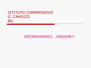 ISTITUTO COMPRENSIVO G. CAMOZZI BG