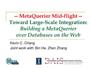 Kevin C. Chang Joint work with : Bin He, Zhen Zhang