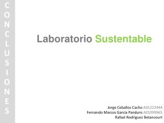 Laboratorio Sustentable