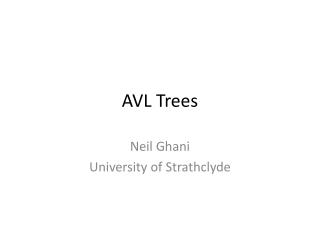 AVL Trees