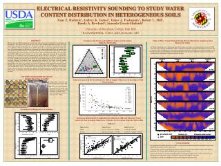 ELECTRICAL RESISTIVITY SOUNDING TO STUDY WATER CONTENT DISTRIBUTION IN HETEROGENEOUS SOILS