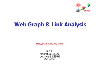 Web Graph &amp; Link Analysis