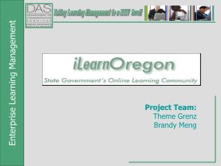 Project Team: Theme Grenz Brandy Meng