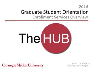 Graduate Student Orientation