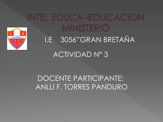 INTEL EDUCA -EDUCACION MINISTERIO