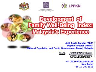 Development of Family Well-Being Index: Malaysia’s Experience