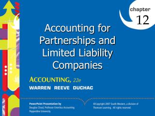 Accounting for Partnerships and Limited Liability Companies