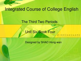 Integrated Course of College English