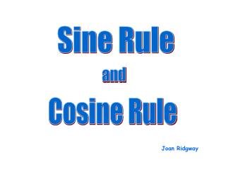 Sine Rule