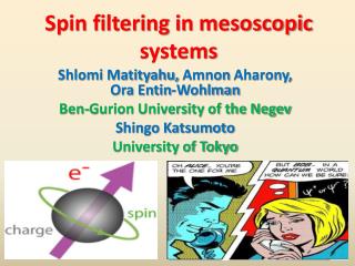 Spin filtering in mesoscopic systems