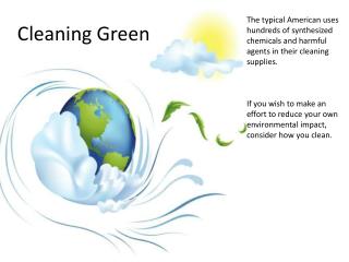Green Cleaning Efforts in Your Everyday Life