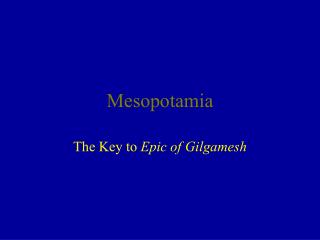 Mesopotamia