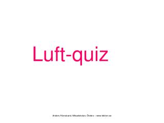 Luft-quiz