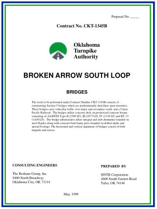 BROKEN ARROW SOUTH LOOP BRIDGES