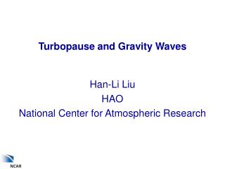 Turbopause and Gravity Waves