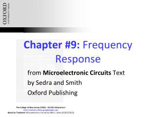 Chapter #9: Frequency Response