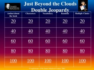 Just Beyond the Clouds Double Jeopardy