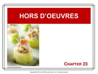 HORS D’OEUVRES