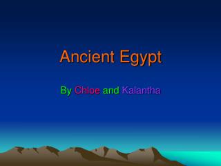 Ancient Egypt