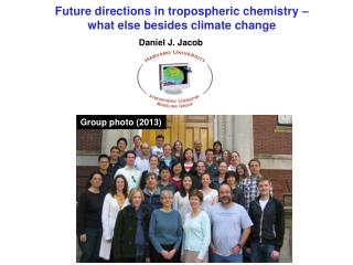 Future directions in tropospheric chemistry – what else besides climate change