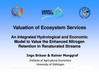 Valuation of Ecosystem Services