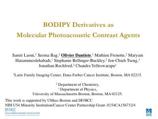 BODIPY Derivatives as Molecular Photoacoustic Contrast Agents