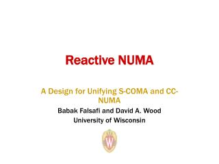 Reactive NUMA
