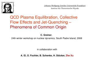 QCD Plasma Equilibration, Collective Flow Effects and Jet-Quenching – Phenomena of Common Origin