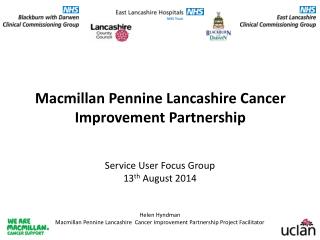 Macmillan Pennine Lancashire Cancer Improvement Partnership