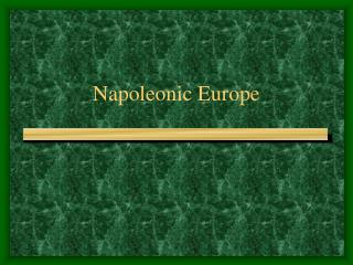 Napoleonic Europe