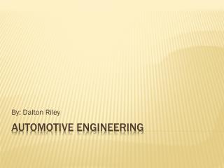 Automotive Engineering