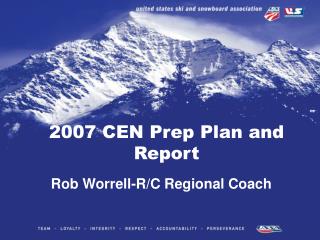 2007 CEN Prep Plan and Report
