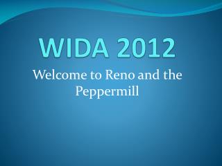 WIDA 2012