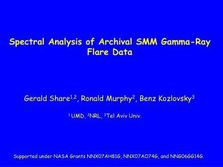 Spectral Analysis of Archival SMM Gamma-Ray Flare Data