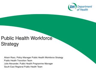 Public Health Workforce Strategy