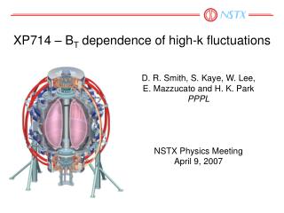 XP714 – B T dependence of high-k fluctuations