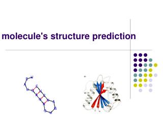 molecule's structure prediction