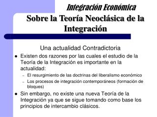 Una actualidad Contradictoria