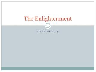 The Enlightenment