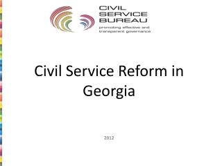 Civil Service Reform in Georgia