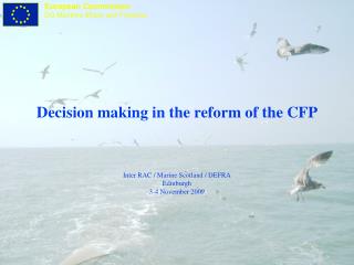 New governance in the CFP - reversing the burden of proof in fisheries management