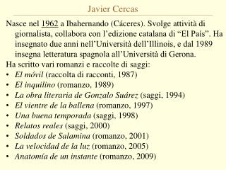 Javier Cercas