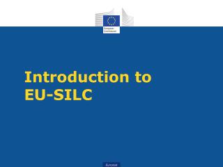Introduction to EU-SILC