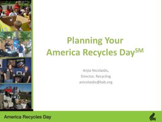 Planning Your America Recycles Day SM