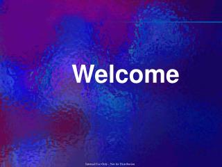 Welcome