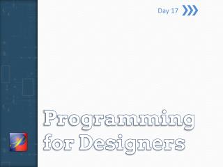 Programming for Designers